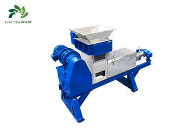 China Máquina de secagem azul da imprensa de parafuso para a reciclagem de resíduos 12r/minuto do alimento fornecedor